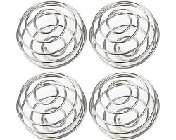 LotaHome - Shaker Bal - 4 Stuks - Mengbal voor Shakebaker - Shakemixer - Shakebaker - Blenderbal voor Fitnessbeker - Shakeballen voor Eiwitten - Mengbal voor Eiwitshake - Fitness - Eiwitshake Mengen zonder Klontjes en Stukjes