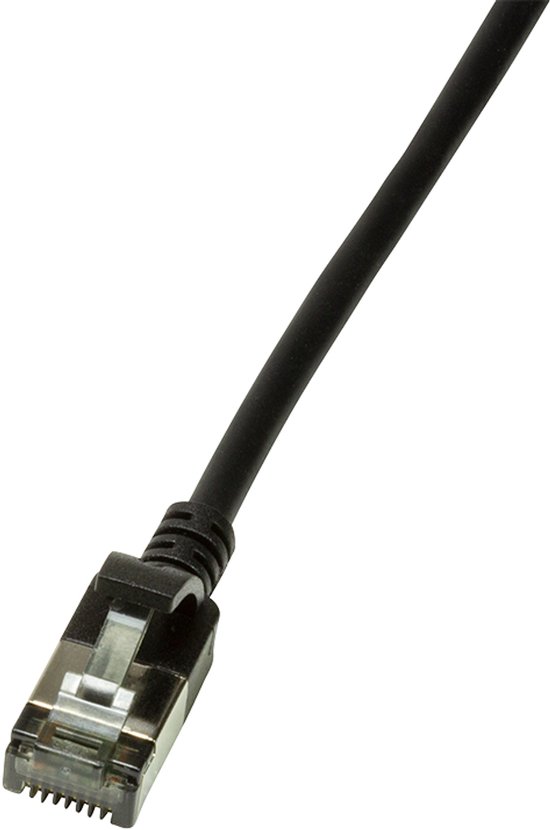 CAT6a U/FTP Ultraflex, 100% koper, zwart, 5M - Netwerkkabel - Computerkabel - Kabel
