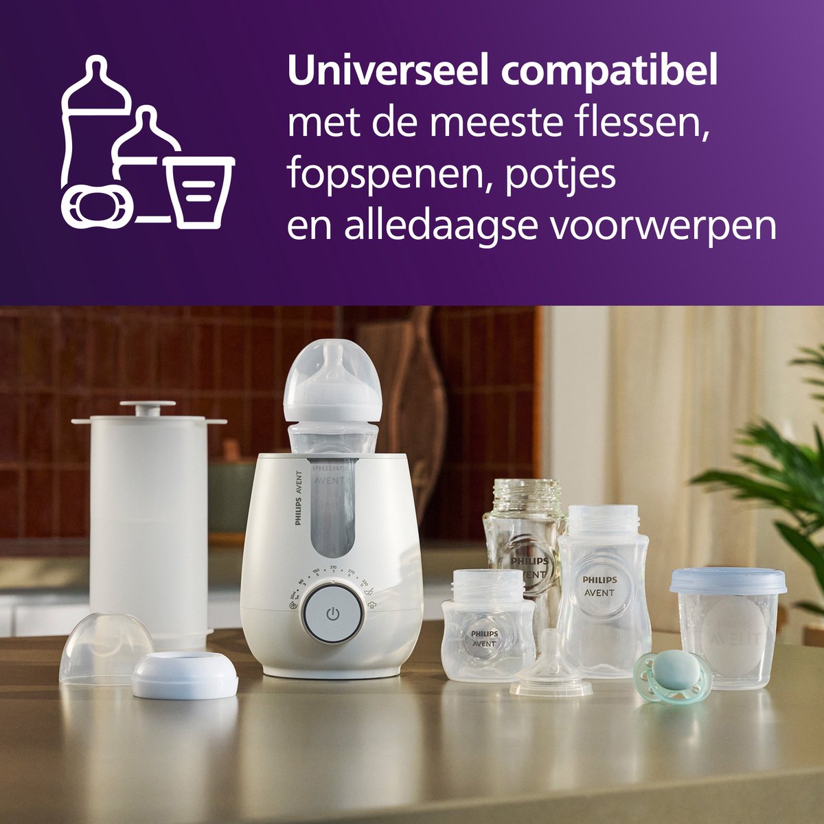 Philips Avent 2-in-1 Flessenwarmer & Sterilisator thumbnail 3