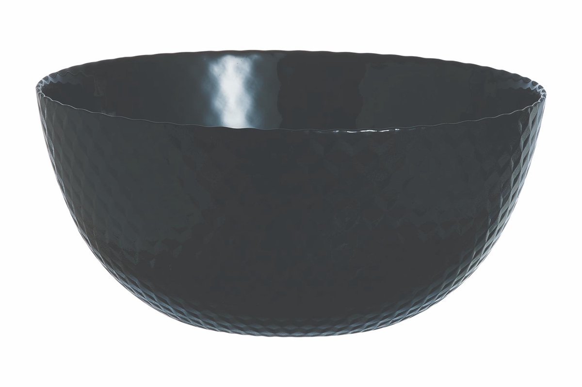 Saladekom Luminarc Pampille Zwart Glas (24 cm)