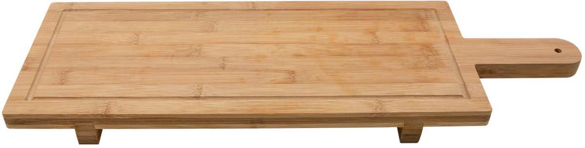 Svenska Living serveerplank bamboe XXL 88x26x5 cm bruin keuken.