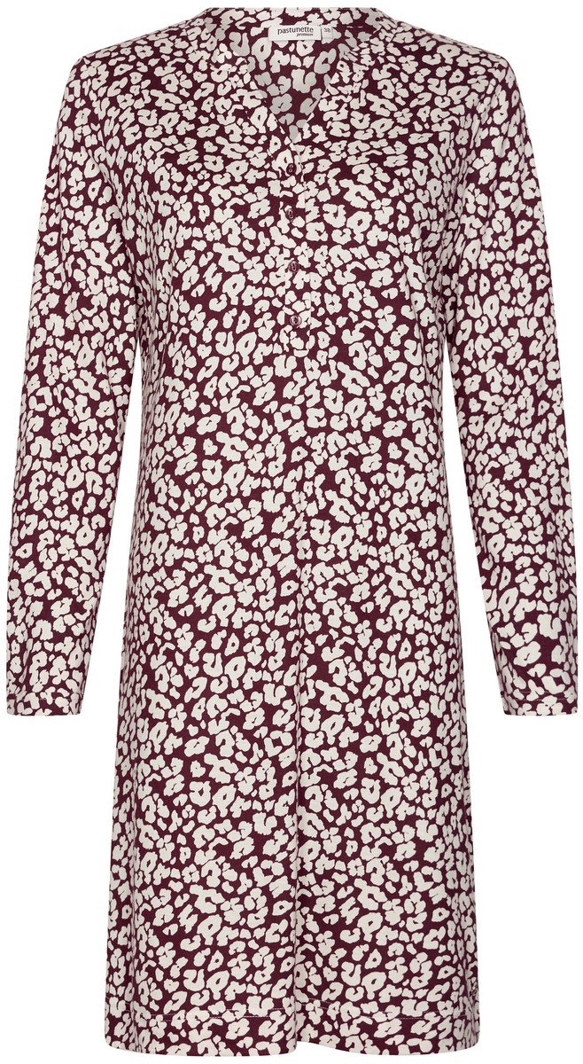 Pastunette Premium - Nachthemd - Burgundy Grace - Katoen/Modal Rood