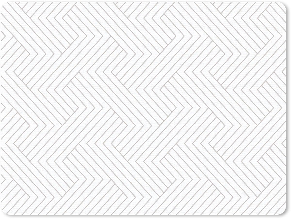 Muismat 23x19 cm - Mousepad Grafisch - Patroon - Modern - Muismatten