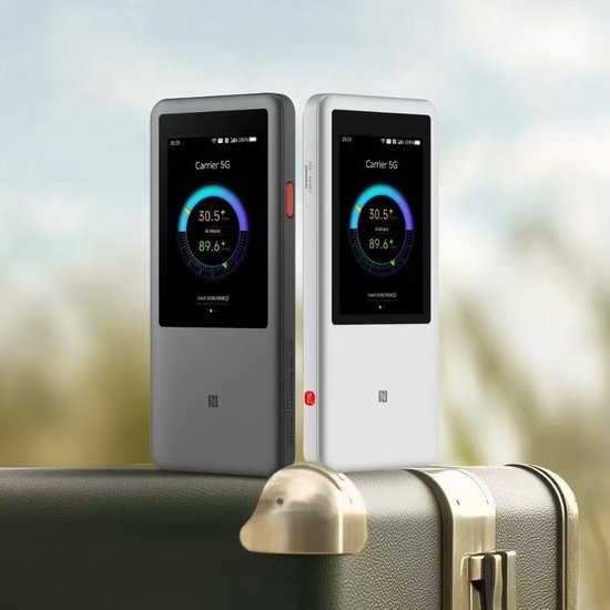 Foto: Zte u60 pro mu5250 5g wifi 7 hotspot 9 omni antennes nfc quick connect 10 000 mah powerbank fast charging 3 5 touchscreen