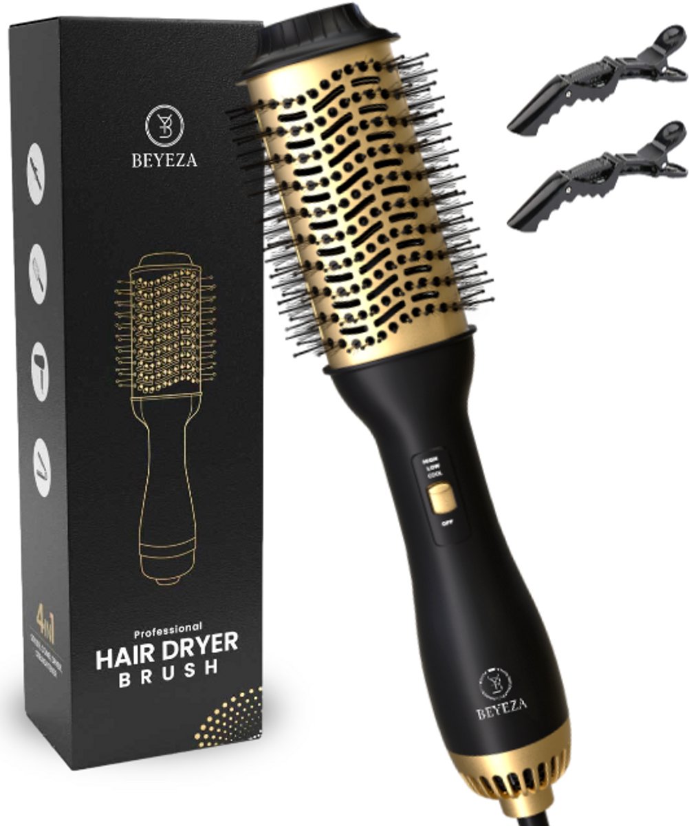 Beyeza Fohnborstel - Haardroger met Borstel - Airstyler - Fohn en Krulborstel - Thermal Brush - Fohnborstels - Multistyler - Warmteborstel Haarstyler — afbeelding 1