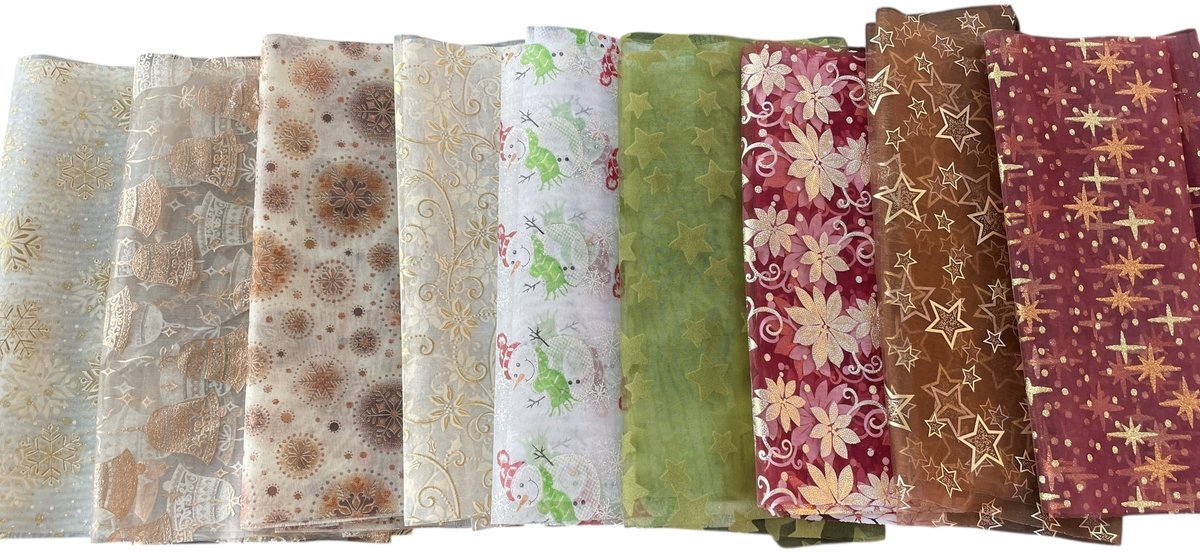 Creapop stof kerst 1 10 x 1 meter
