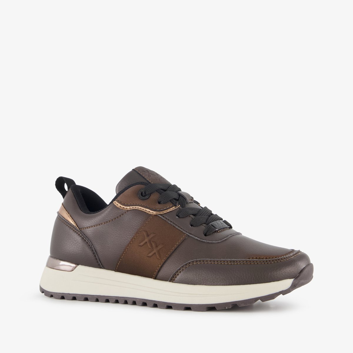 XX by Mexx dames sneakers bruin - Maat 39 - Uitneembare zool