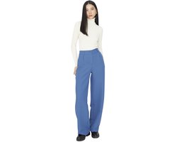 Trendyol Licht Kaki Wijde Pijpen/Wijde Pijpen Geweven Stoffen Broek Twoaw22Pl0139