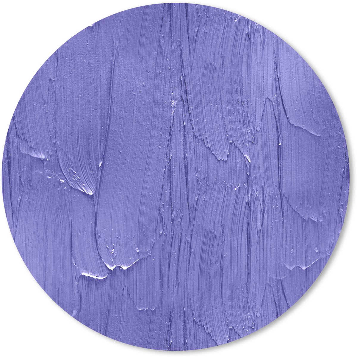 Muismat rond 50x50 cm - Mousepad Verf - Patroon - Paars - Ronde muismatten