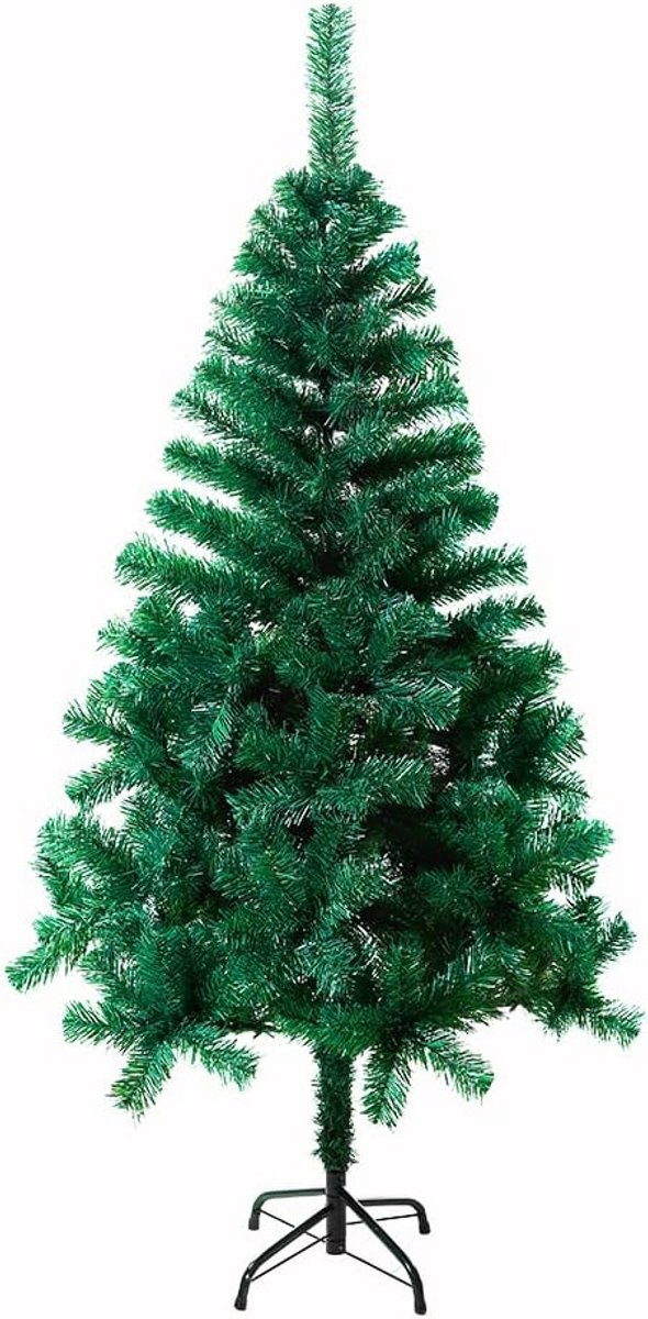 Kerstboom Kunstboom 210cm Kunstkerstboom Decoratie, PVC Kerstboom Kerstdecoratie, Dennenboom Inclusief Metalen Standaard