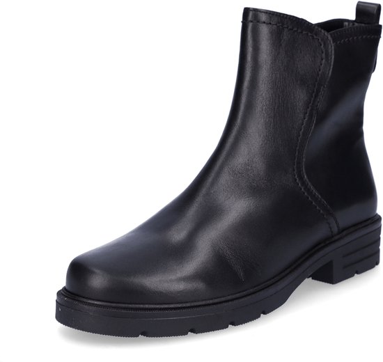 Bottines en cuir noires pour femmes Gabor