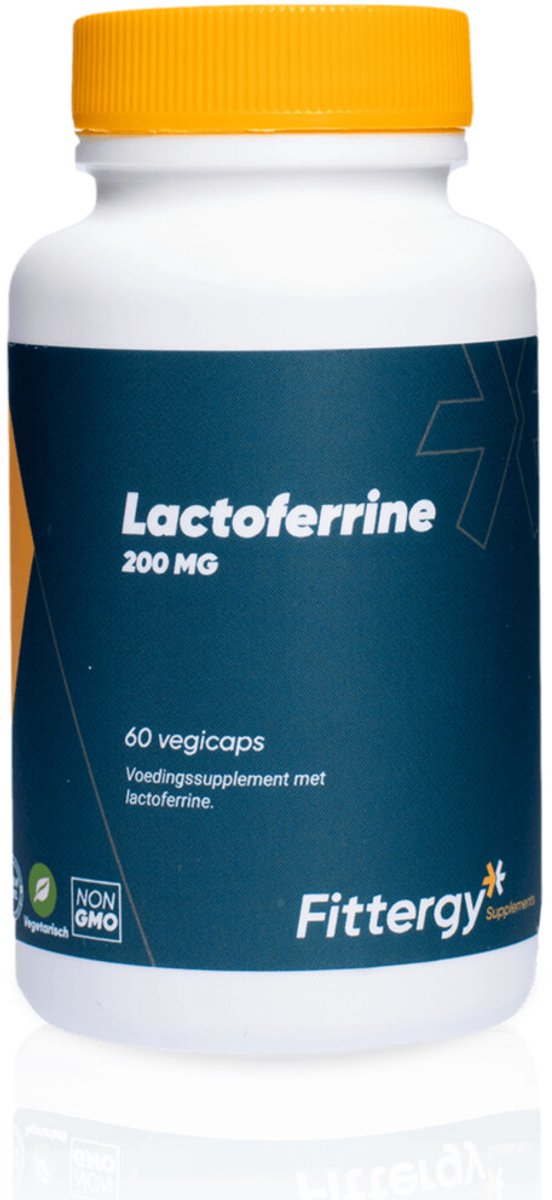 Fittergy Supplements - Lactoferrine 200mg - 2 x 60 vegacapsules - Voordeelverpakking