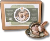 Naaldvilten Starterspakket – Teabunny konijn | Compleet Beginnerspakket met Nederlandstalige Instructies – Alles Inbegrepen