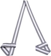 Draagband voor yogamat - Praktische band voor yogamatdrager - Grijs/Wit - Duurzaam en handig - Yoga accessoire met draagriem