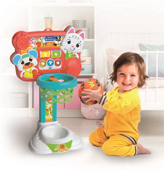 Baby Clementoni - Basketbal set - Speelset met geluid - Vanaf 18 maanden van Clementoni — afbeelding 4