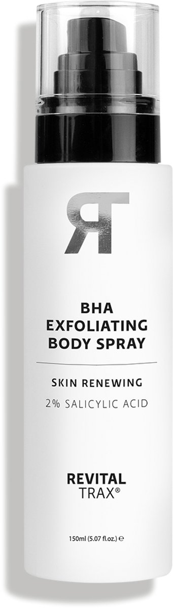 RevitalTrax® - 2% BHA Exfoliating Body Spray - Salicylzuur - Lichaamsverzorging - Spray - Tegen onzuiverheden - Egale huid - Exfolieert - Vermindert Acne - Balanceert talgproductie - Rug - Borst - Armen - Benen