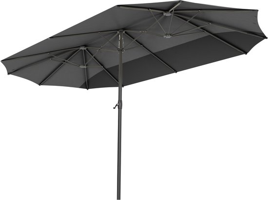 LifeGoods Dubbele Parasol
