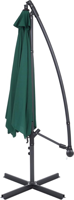 Zweefparasol Ultranature 300cm Groen