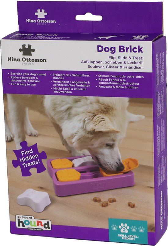Nina ottosson dog brick 22x17x5 cm bol