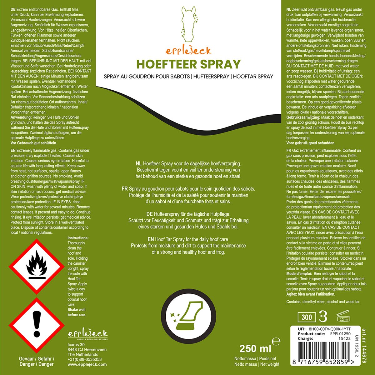 Epplejeck Epplejeck Hoefteer Spray