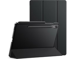 Sounix Tablet Hoes - Geschikt voor Samsung Galaxy Tab S10 FE / Tab S9 FE - 10.9 inch - Hoesje - Transparant Achterpaneel - Zwart