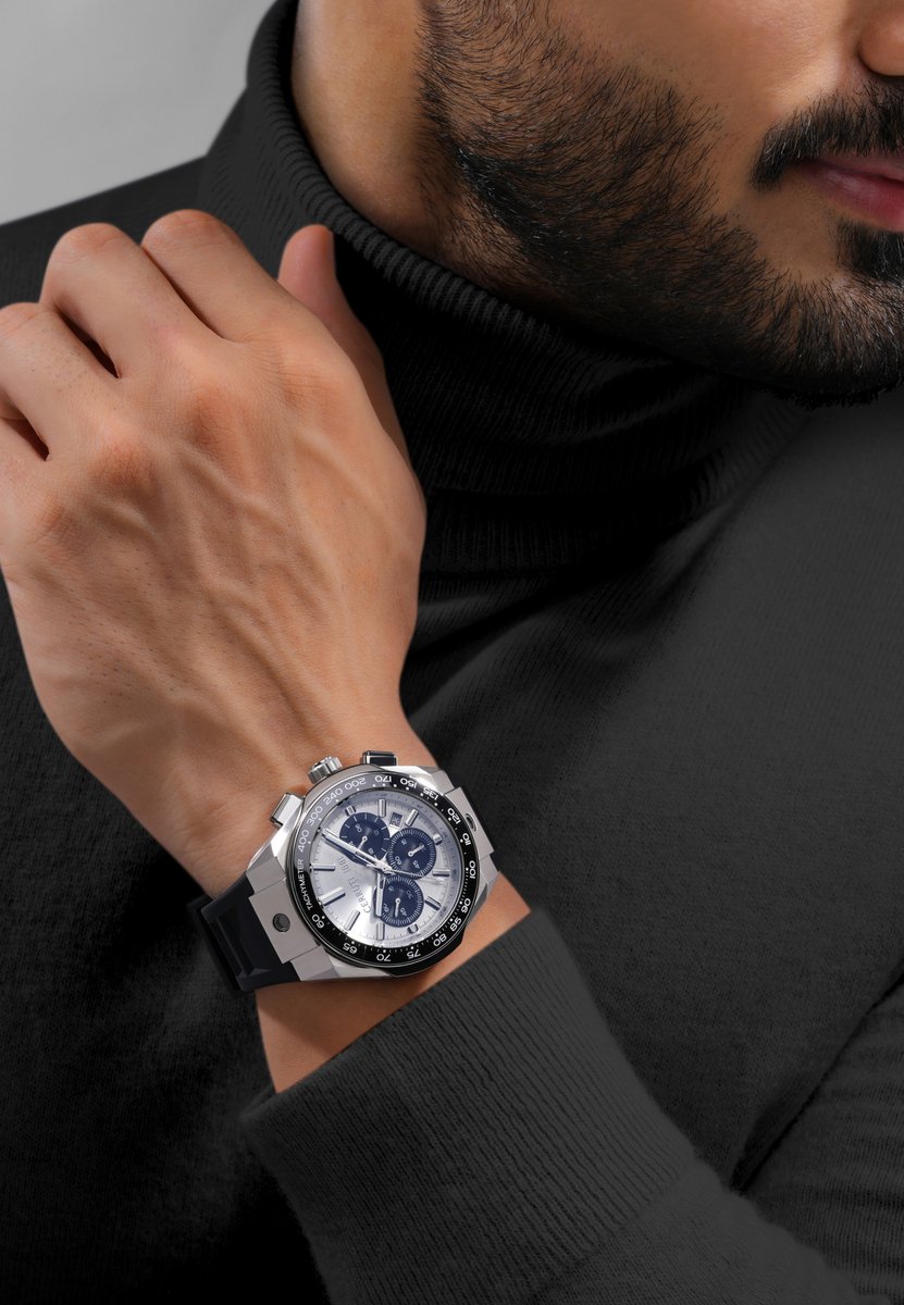 Chronograaf Ruscello Black - Silver