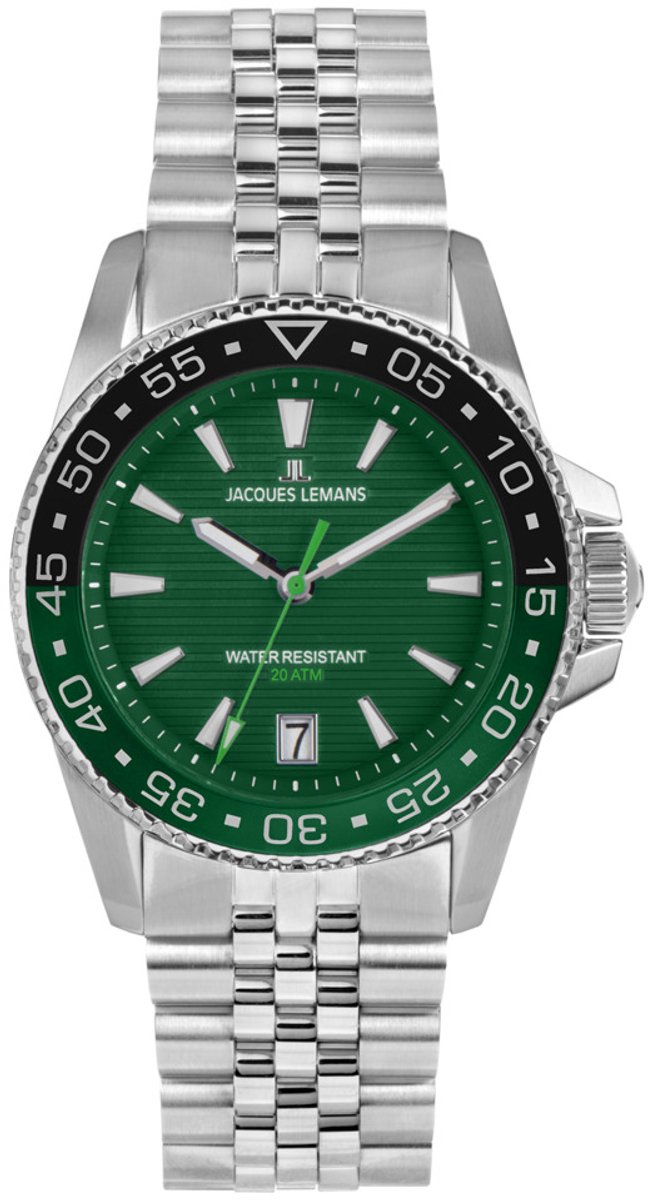 Datum horloge Liverpool Diver Green