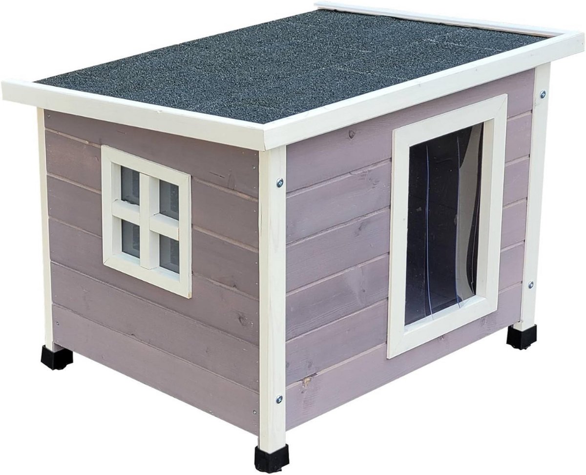 CLGP® Kattenhuis voor Buiten - Kattenhok Binnen - Kattenbench - Kattenren