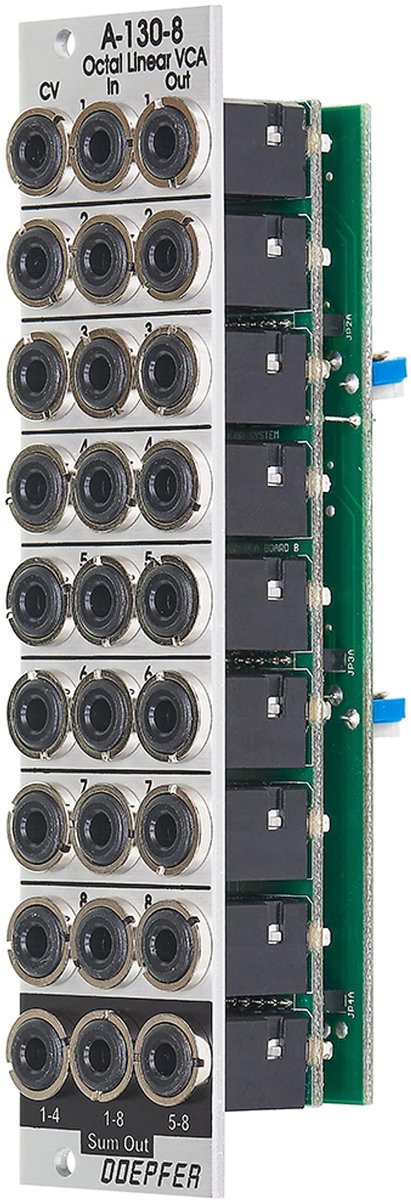Doepfer A-130-8 Octal linear VCA - VCA modular synthesizer
