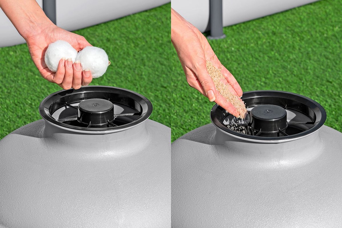Bestway 8.327 L Zandfilterpomp voor Bovengrondse Zwembaden