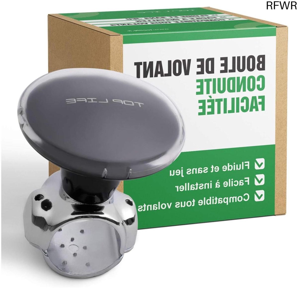 RFWR® Stuurwiel Knop - Universele Spinner voor Verbeterde Controle en Comfort in Auto's, Vrachtwagens en Botten