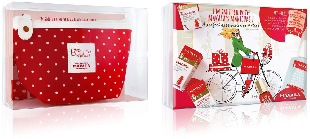 Mavala I’m Smitten Manicure Kit – Luxe Cadeauset met Nagellak, Base Coat & Nagelverzorging – Perfect Geschenk voor Nagelliefhebbers – Glanzende, Verzorgde Nagels – Compact & Gift-Ready – Ideaal voor Thuismanicure of als Beauty Cadeau