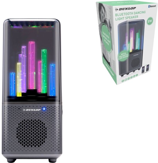 Dunlop Bluetooth Speaker MW-538 - 2 x 10W - met FM-Radio en AUX/MIC