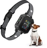 Vulpes Goods® Pets - Anti Blafband PRO v2 - Blafband Voor Honden - Oplaadbaar & Automatisch - Vibratie & Audio - Kleurendisplay - 100% Waterdicht - Zonder Schok - Anti Blaf Apparaat voor Kleine & Middelgrote Honden - 3-25KG