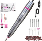 Beeperfect® Elektrische Nagelvijl Prime Edition - Nagelfrees - Manicure en Pedicure set - 12 Bitjes en 60 Schuurrolletjes - 5 Extra Accessoires - 20.000RPM