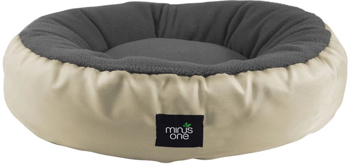 Minus One Snuggle Dierenmand - M - Kattenmand en Hondenmand - Fleece Hondenkussen - Voor Honden en Katten - Grijs