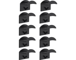 Cap Rack - 10 Stuks - Zwart - Petjeshouder - Petjeshouder - Hoeden Opberger - Pettenrek - Petten Houder