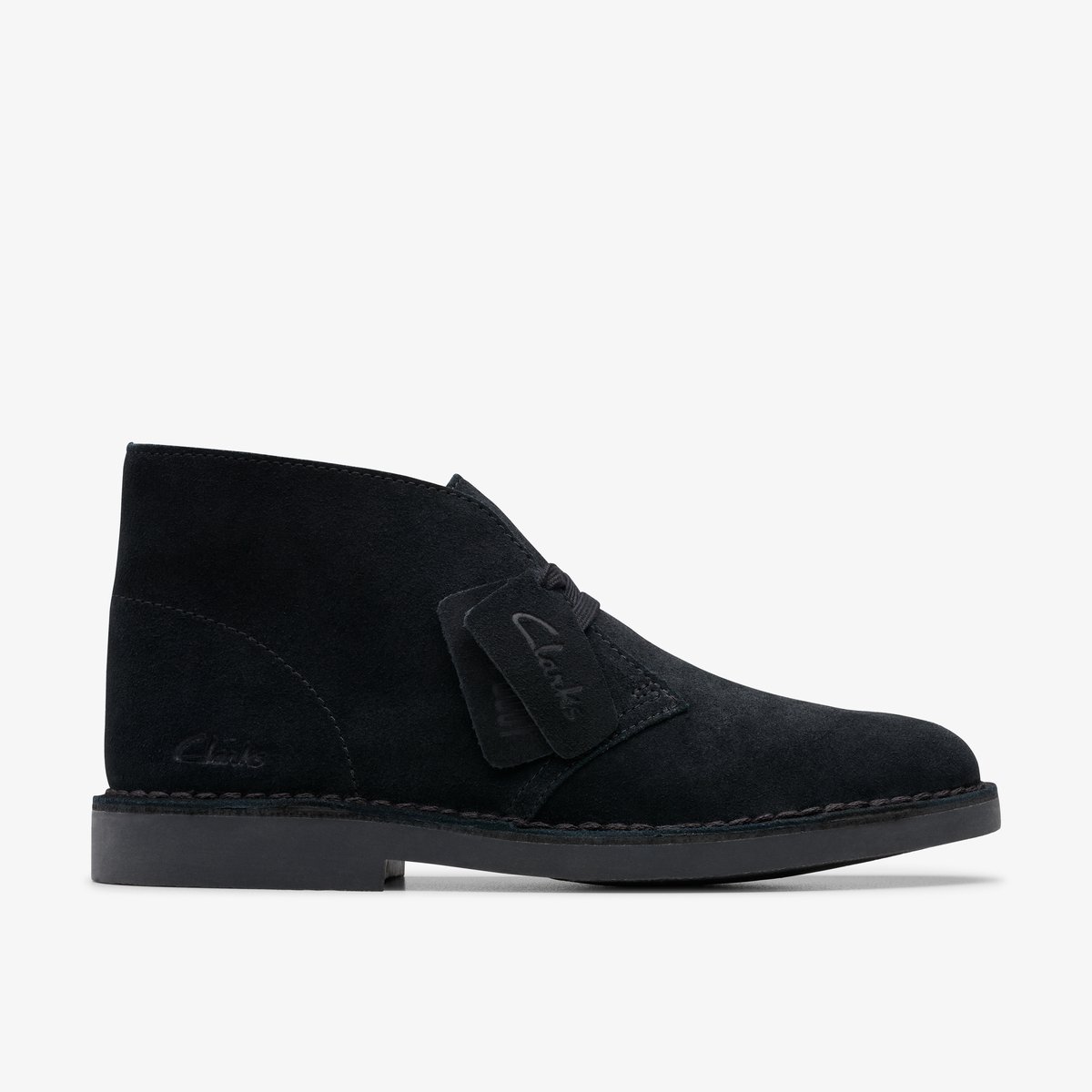 CLARKS Desert Bt Evo. Dames Veterschoenen - Suede - Zwart