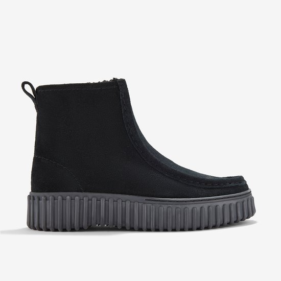 CLARKS Torhill Cozy Dames Laarzen - Black WLined Sde