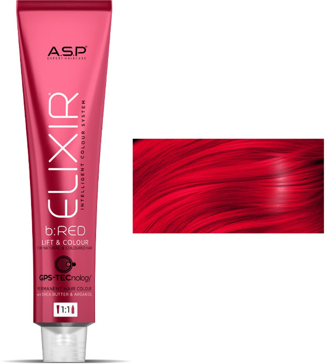 ASP ELIXIR COLOUR b : RED 100ml Red
