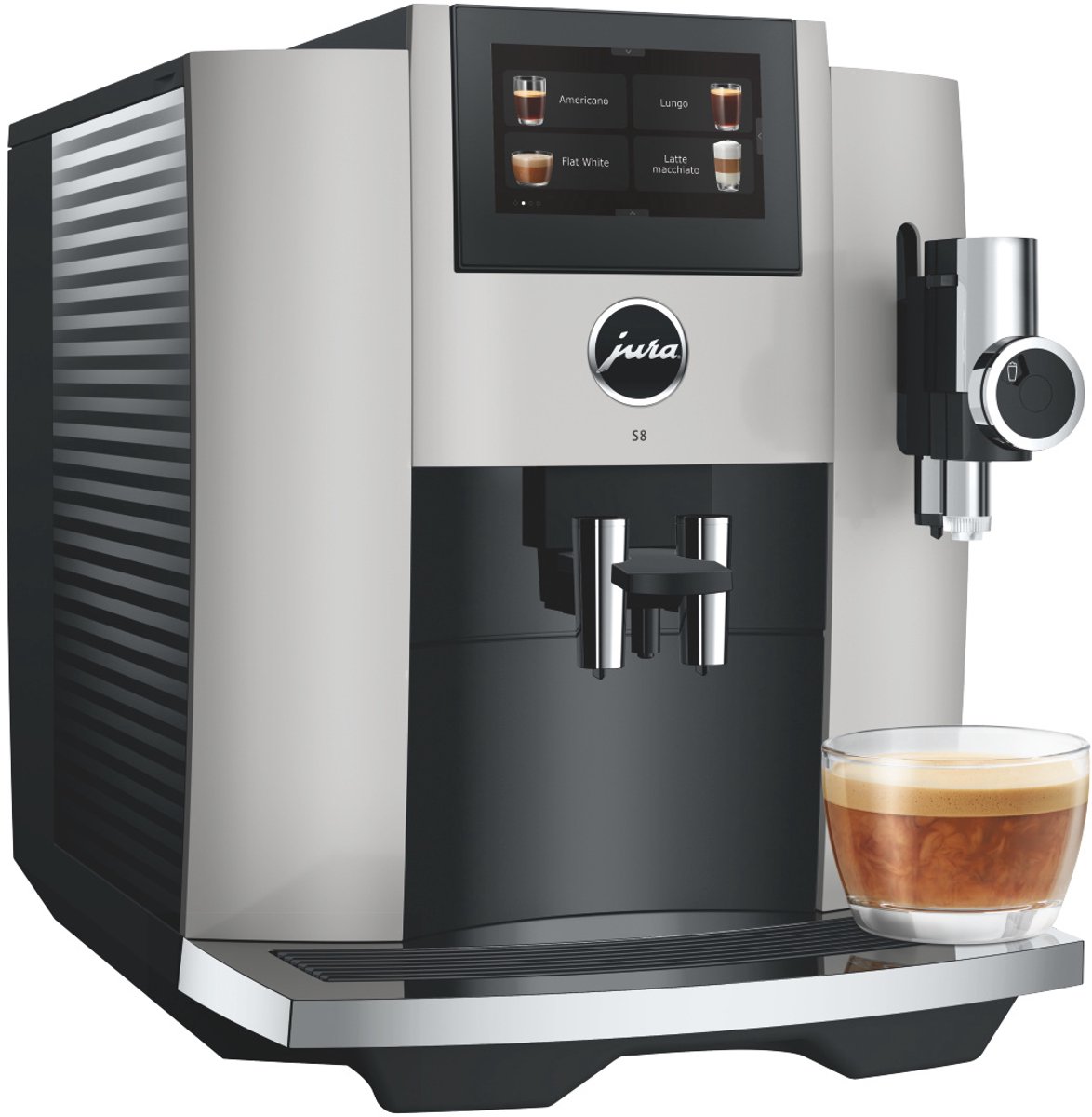 JURA S8 Platina - Premium touchscreen espressomachine met WiFi thumbnail 8