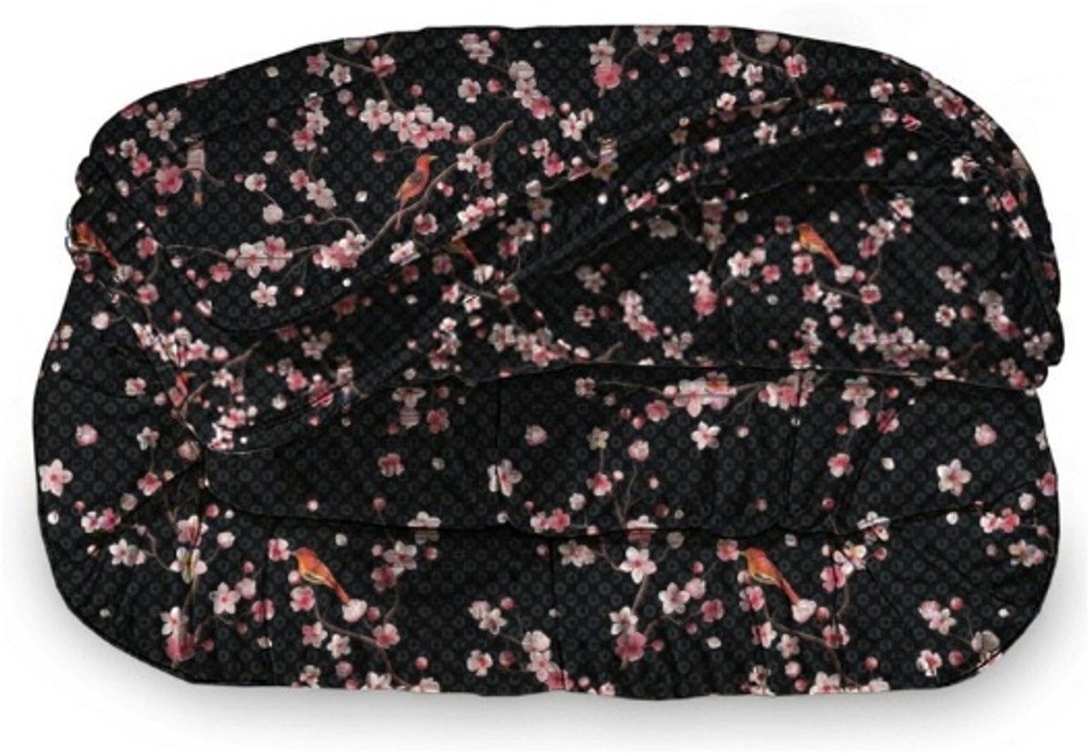 Dekbed Zonder Overtrek 240x220 cm + 2 Kussenslopen - Japon Black - Easy Dekbed - Warmteklasse 2