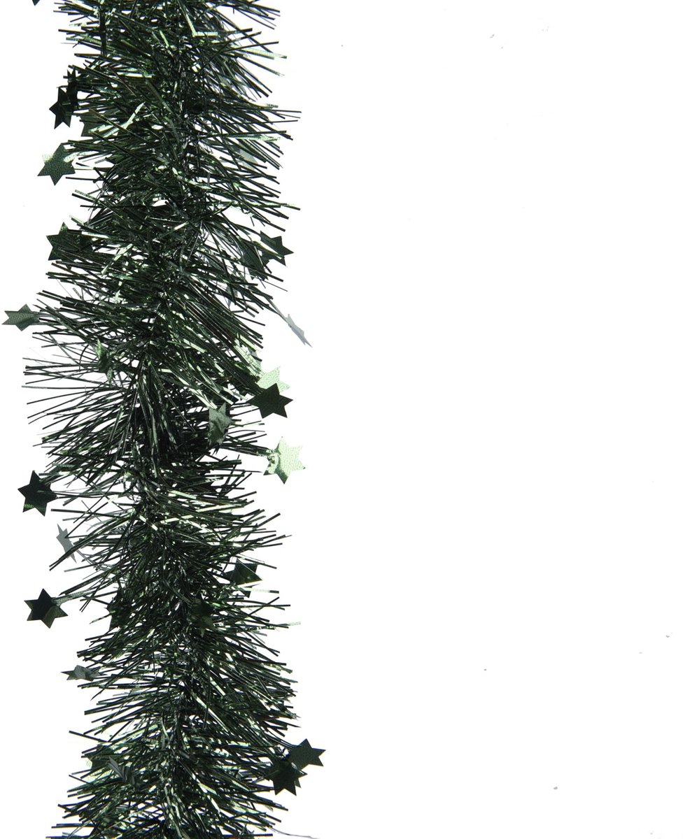Ibenzoa® Kerstdecoratieve slinger met sterrenmotief voor feestelijke gelegenheden van 2,7 meter lang