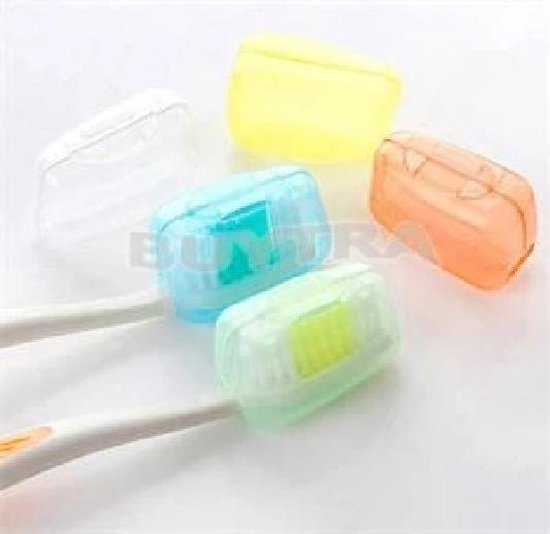 bol.com | 5 Stuks - Tandenborstel kopjes - Beschermhoesje tijdens het  reizen - KoopjesAap