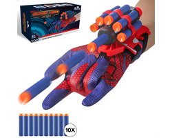 Boncy® Dart Shooter - Speelgoed voor Jongens & Meisjes - Spelletjes voor Kinderen - Superhelden Kostuum Kind Buitenspeelgoed - Spiderman Nerf Alternatief Kinderspeelgoed 3 4 5 6 8 10 + Jaar - Superheld Buitenspel Kinder Peuter Buiten Spellen Cadeau