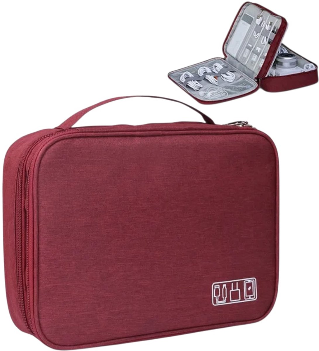 Tas Organiser - Kabel Organiser Tas - Multifunctionele Opbergtas voor Elektronica en Accessoires - Reizen Opbergdoos - Digitale Opbergtas voor Tablet, Kabels en Accessoires - Oplader tas - Elektronica - Etui - Organizer