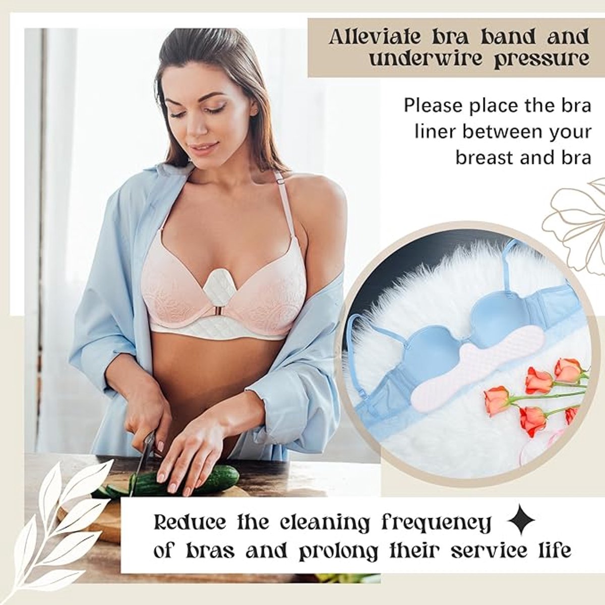 Herbruikbare Labia Pads Bio Katoen 10 Stuks ImseVimse