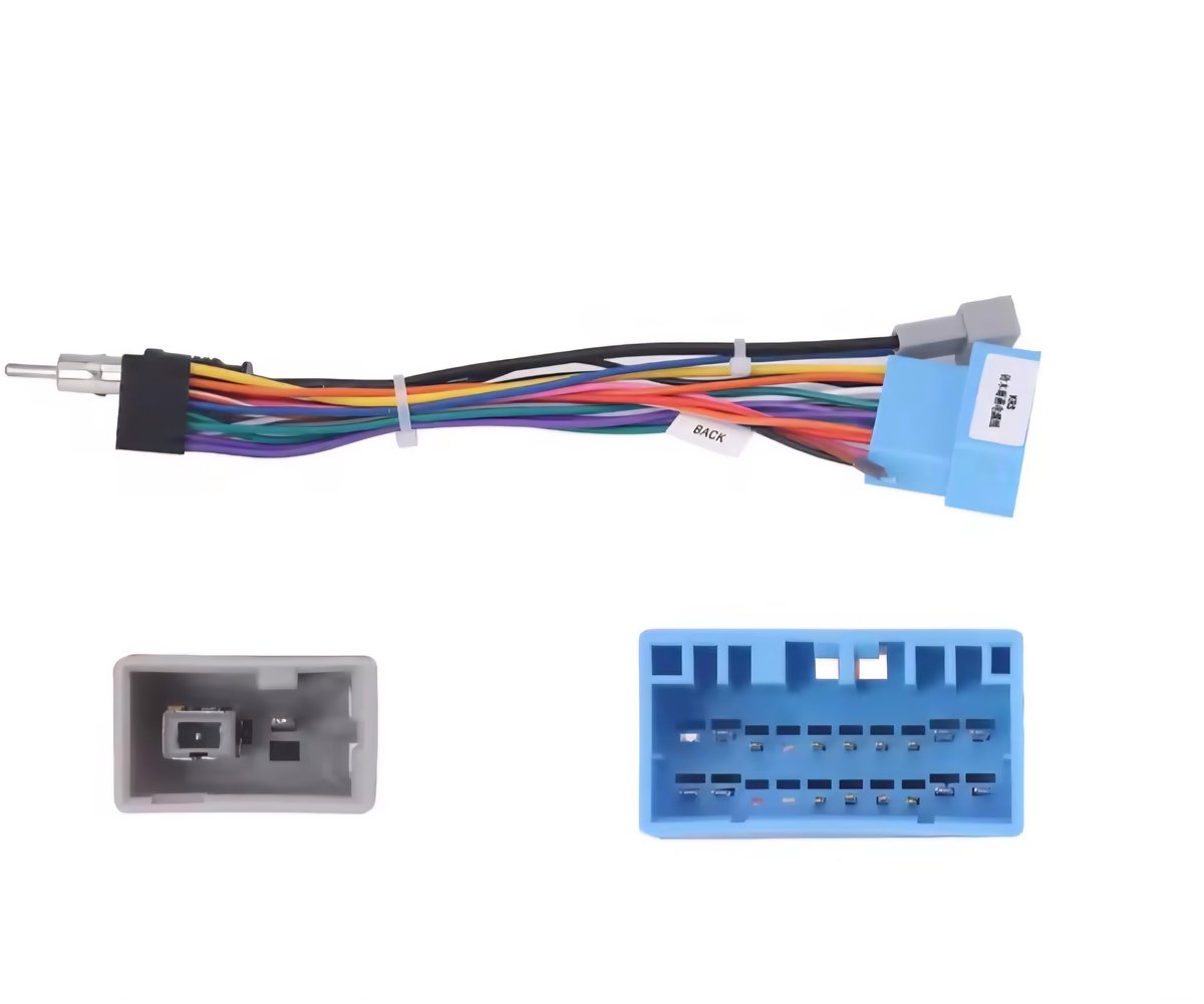 Iso kabelset voor Carplay en Android autoradio | Geschikt voor o.a. Suzuki Swift, Grand Vitara, Sx4, Alto, Honda Jazz | kabel adapter stekker connector verloopstekker adaptor | 2003 - 2006 2007 2008 2009 2010 2011 2012 2013 2014 2015 2016 2017 2018
