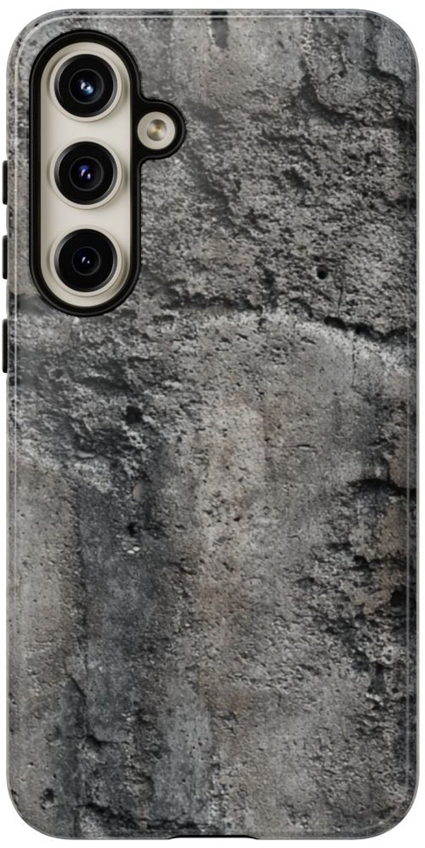 Dystopische Betonstructuur – Telefoonhoesje Geschikt voor Samsung Galaxy S24 Plus