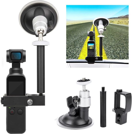 Camera Autobeugel 1/4 3/8 Inch Interface Autohouder Voorruit Beugel Stand Zuignapset voor OSMO Camera 2 Accessoires 2 Autohouder